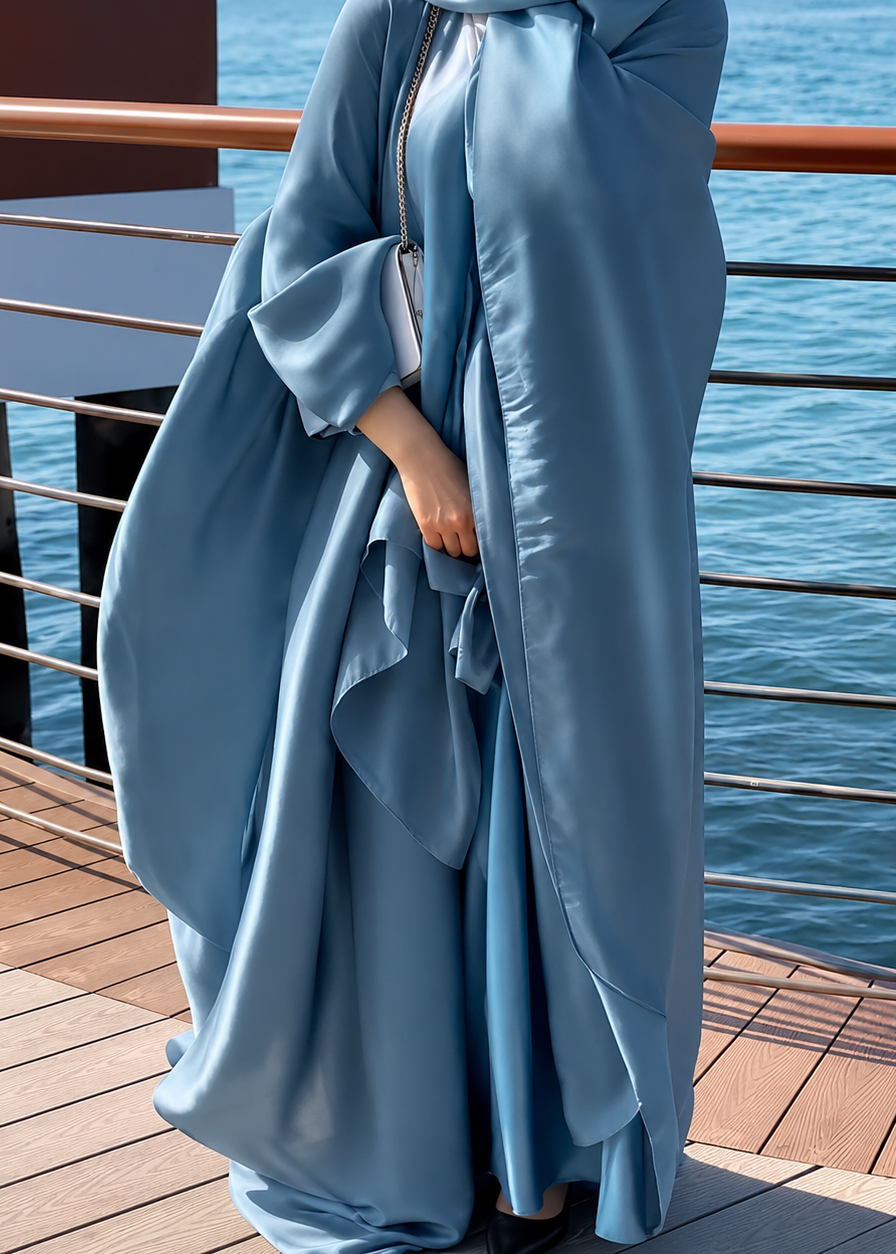 EZZAH DS ABAYA | OCEAN BLUE