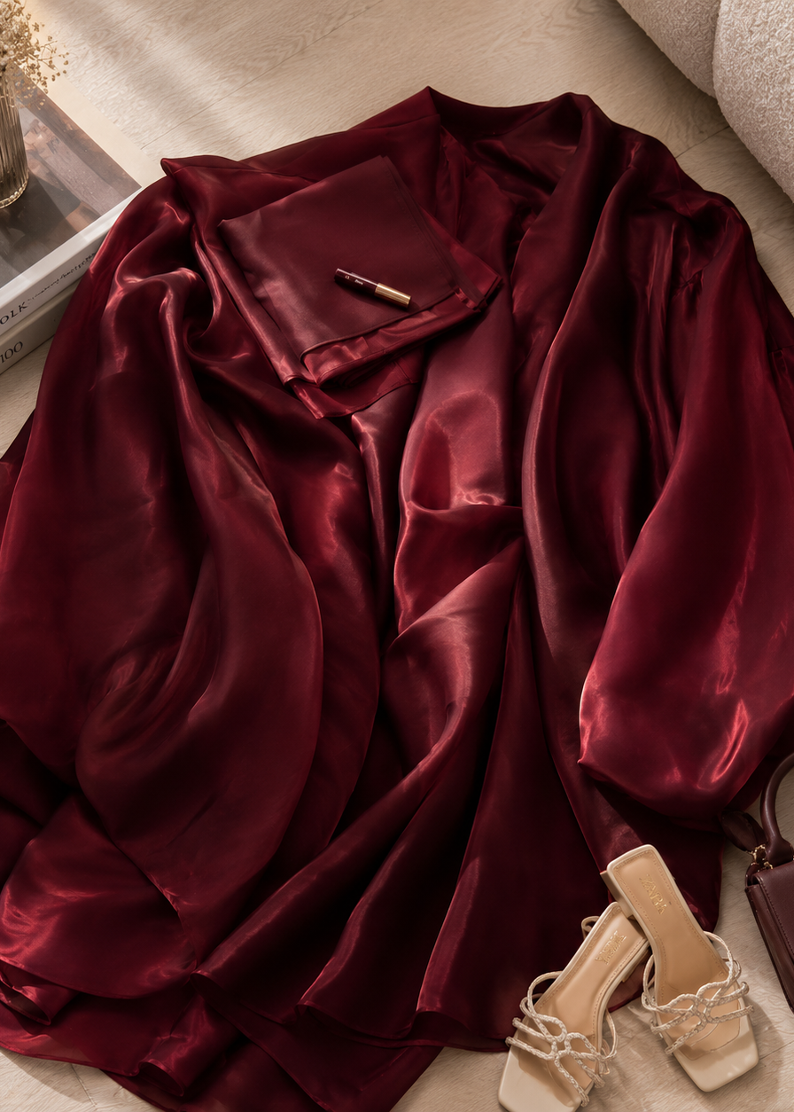 EZZAH DS ABAYA | RED