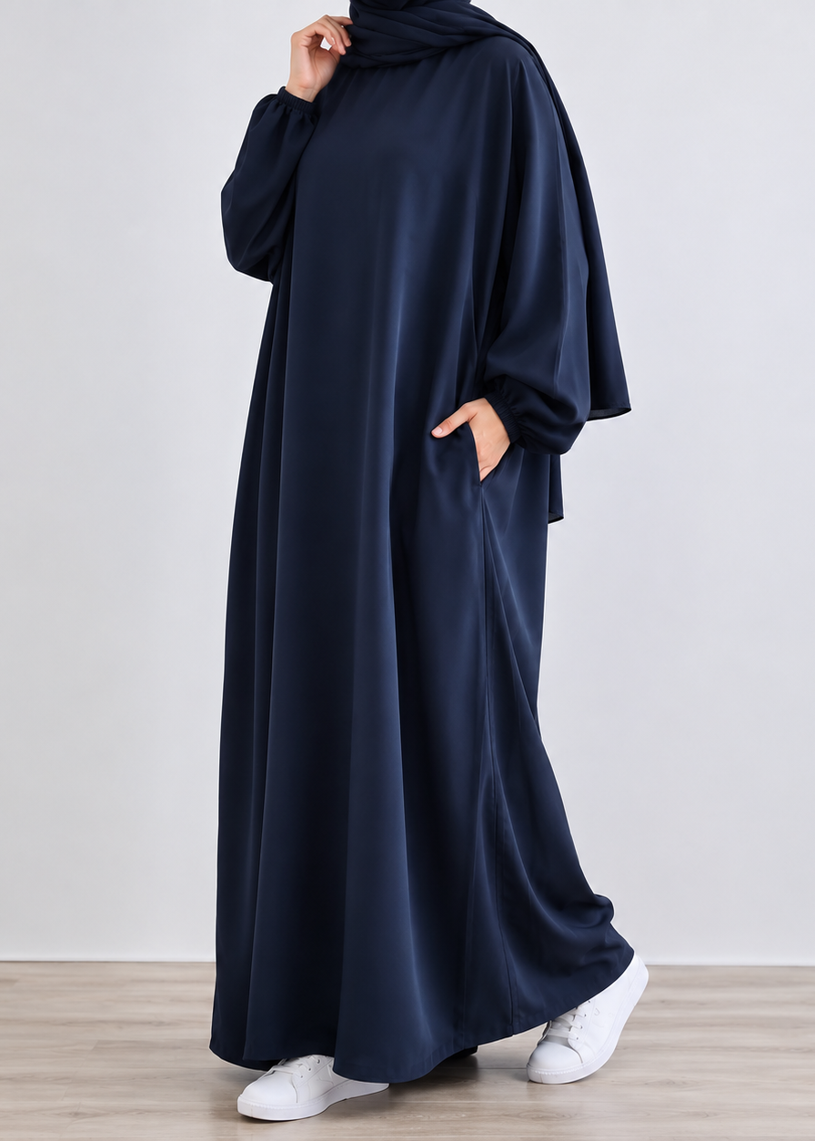 MEHREEN KAFTAN ABAYA | DARK BLUE