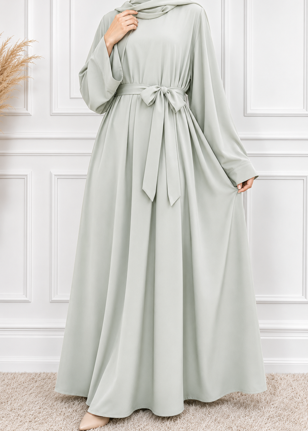 10-IN DAILYWEAR ABAYA | SAGE GREEN