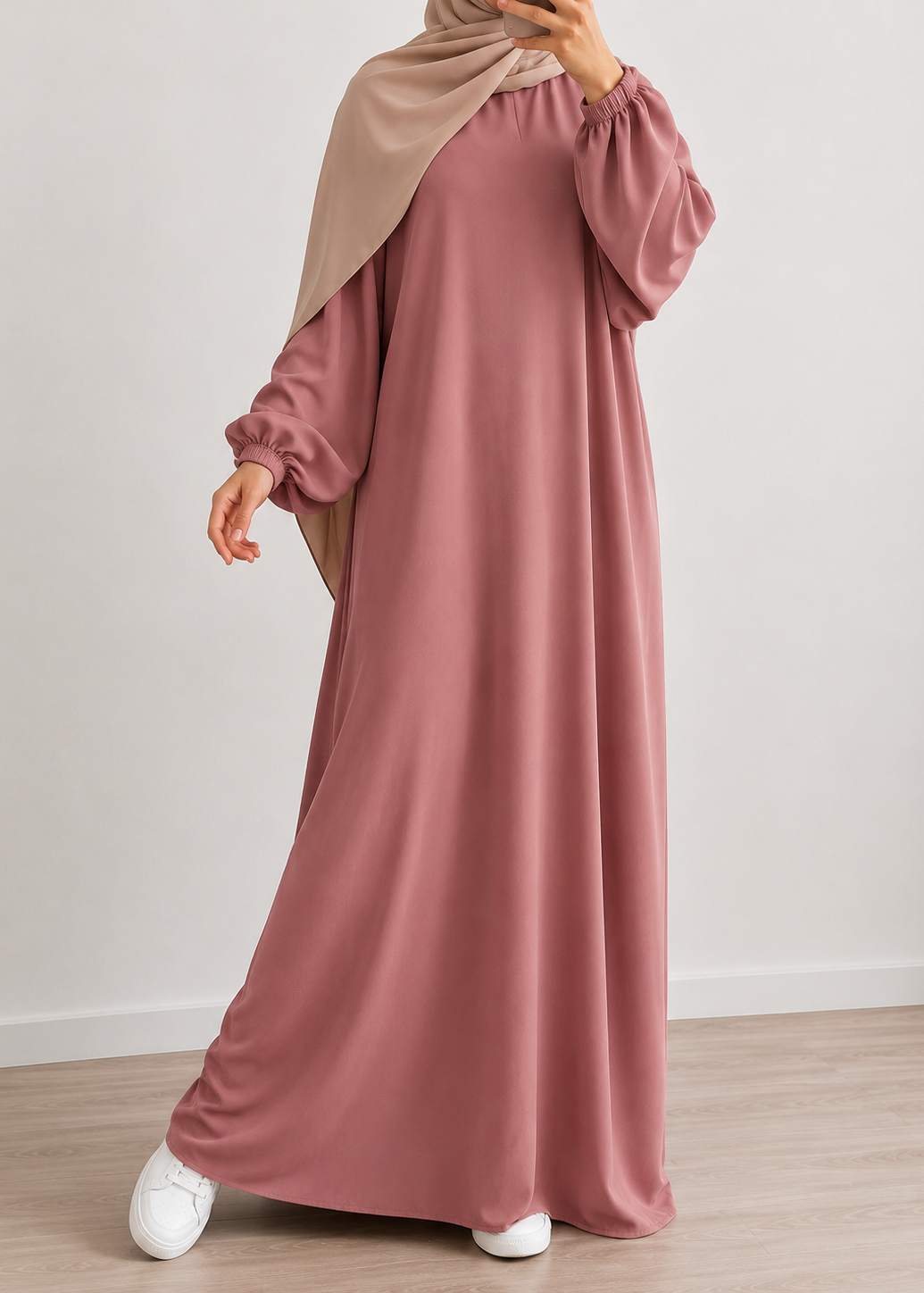 MEHREEN KAFTAN ABAYA | FLAMINGO