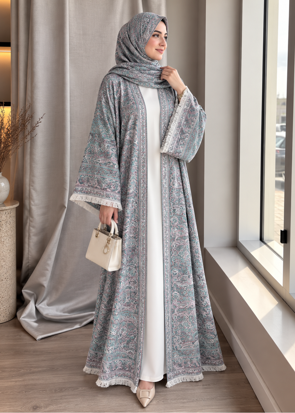PASHMINA ABAYA | SHADE - 10