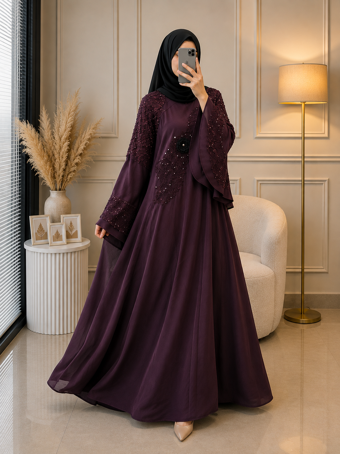 4333- SUBHANA ABAYA | WINE