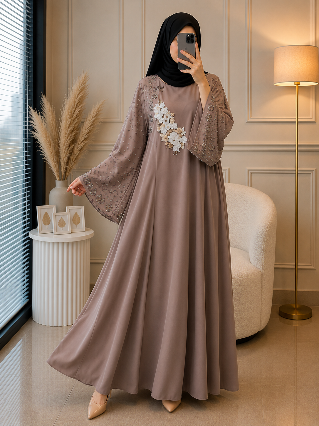 1997 - FLOWY FULLY CLOSED ABAYA | DUKE NUDE