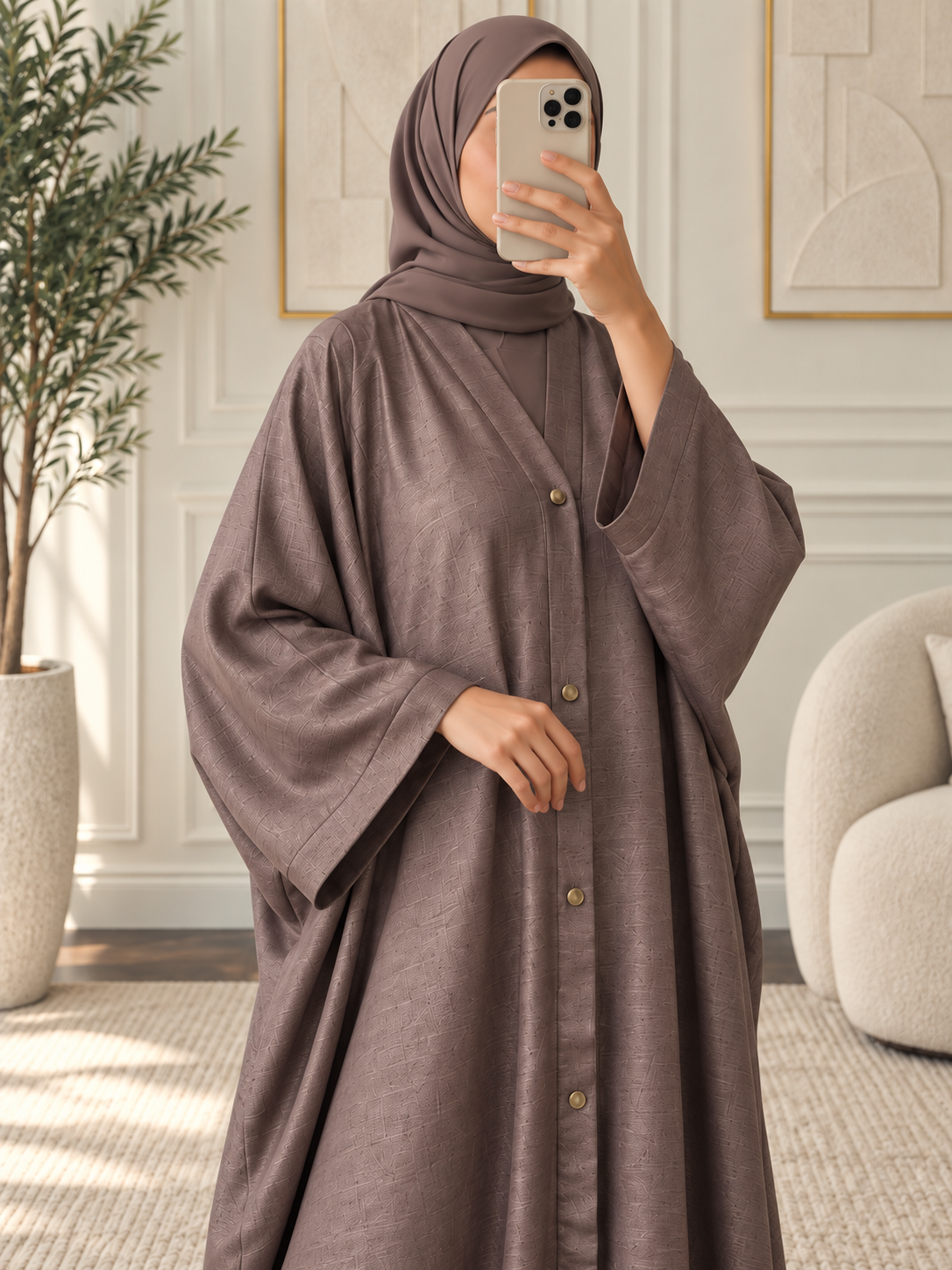 HABIBA KAFTAN ABAYA | COFFEE