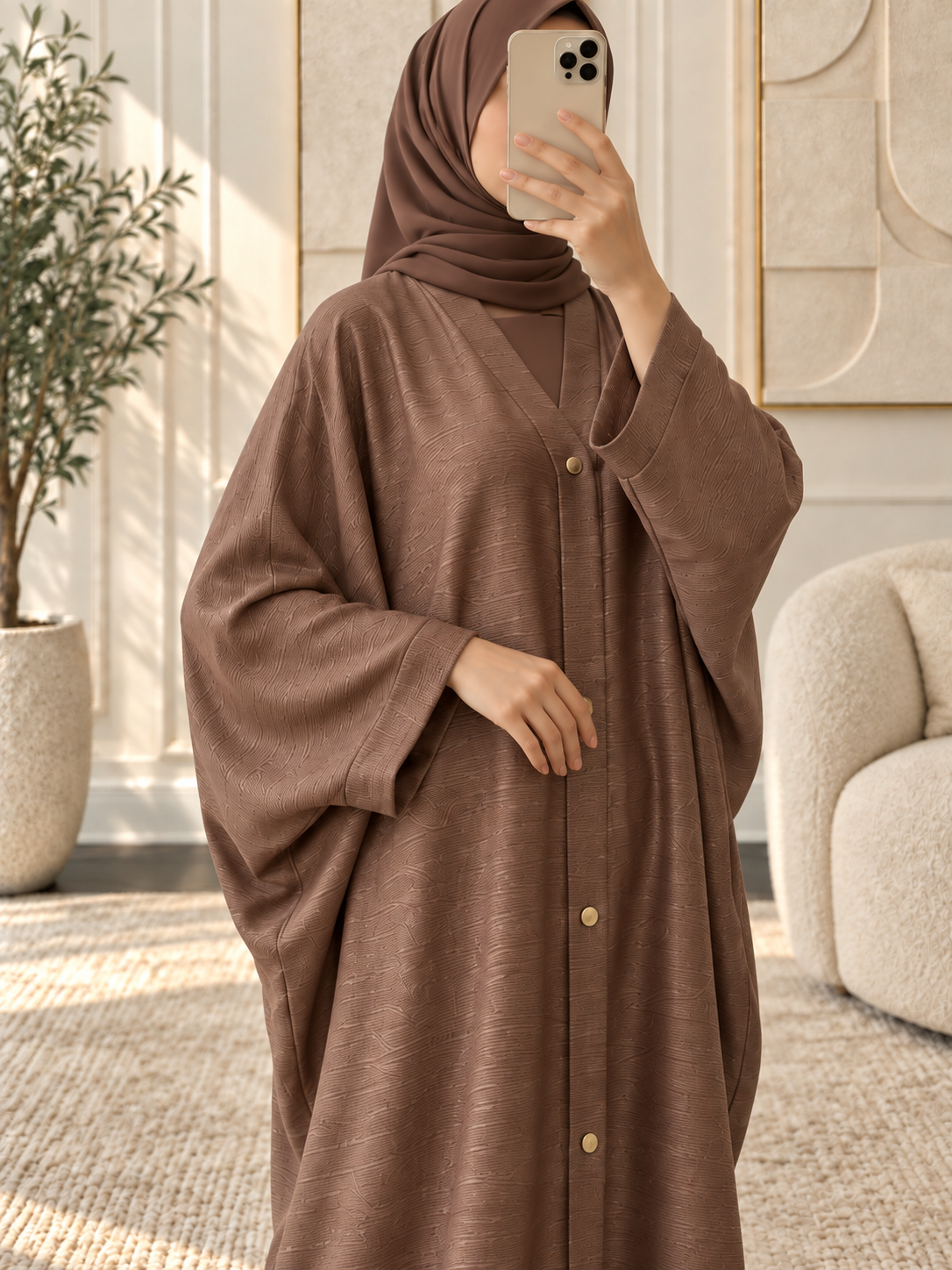 HABIBA KAFTAN ABAYA | COPPER