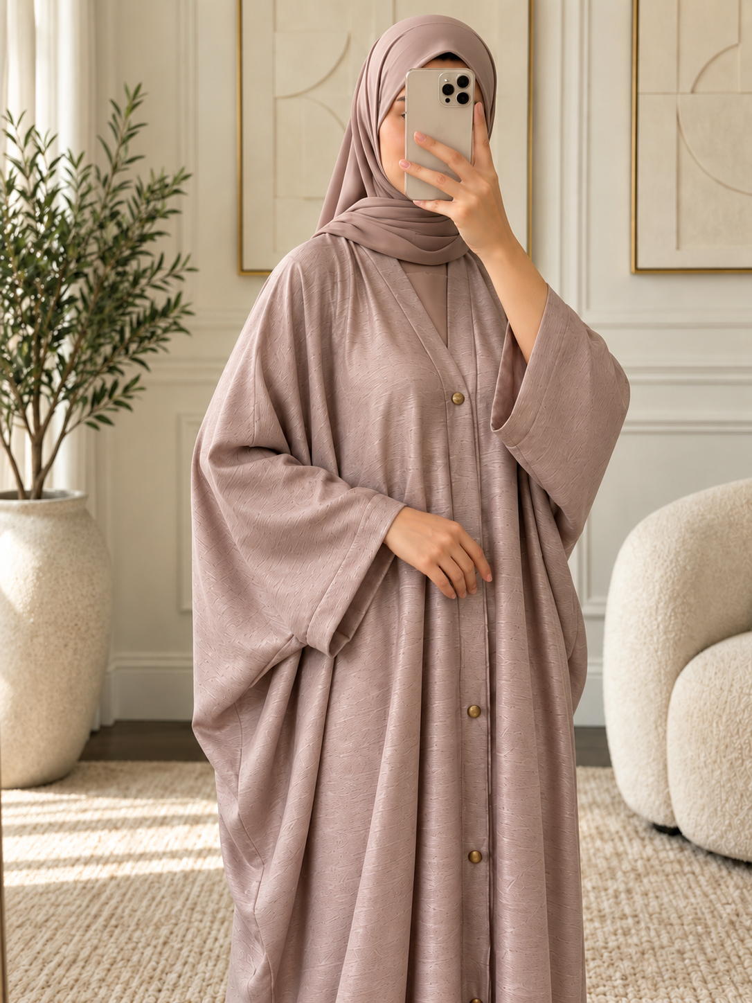 HABIBA KAFTAN ABAYA | NUDE