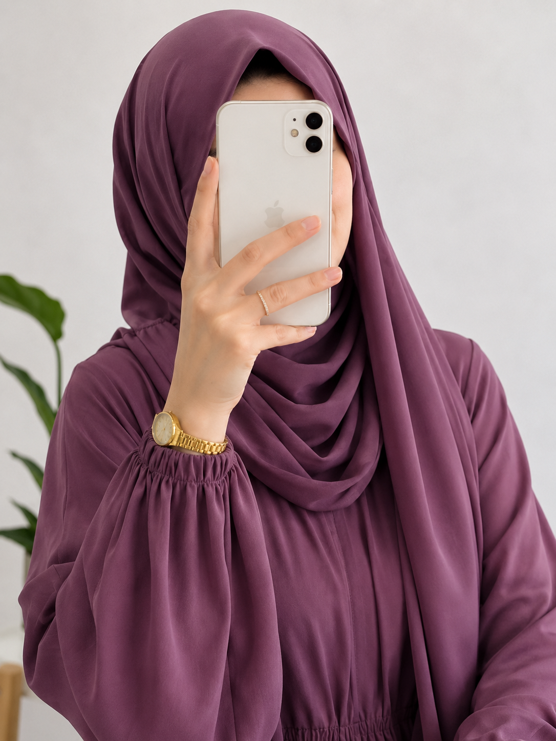 TUBA FRILL ABAYA | ROSE PINK