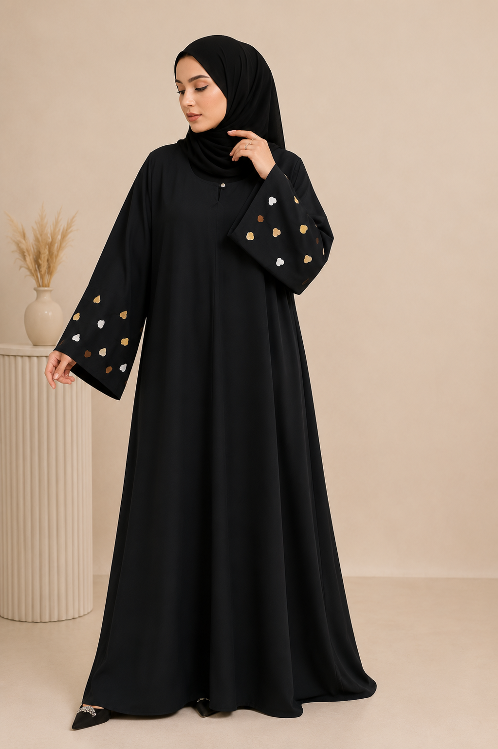 ROOHA EMBROIDERY ABAYA | S-11