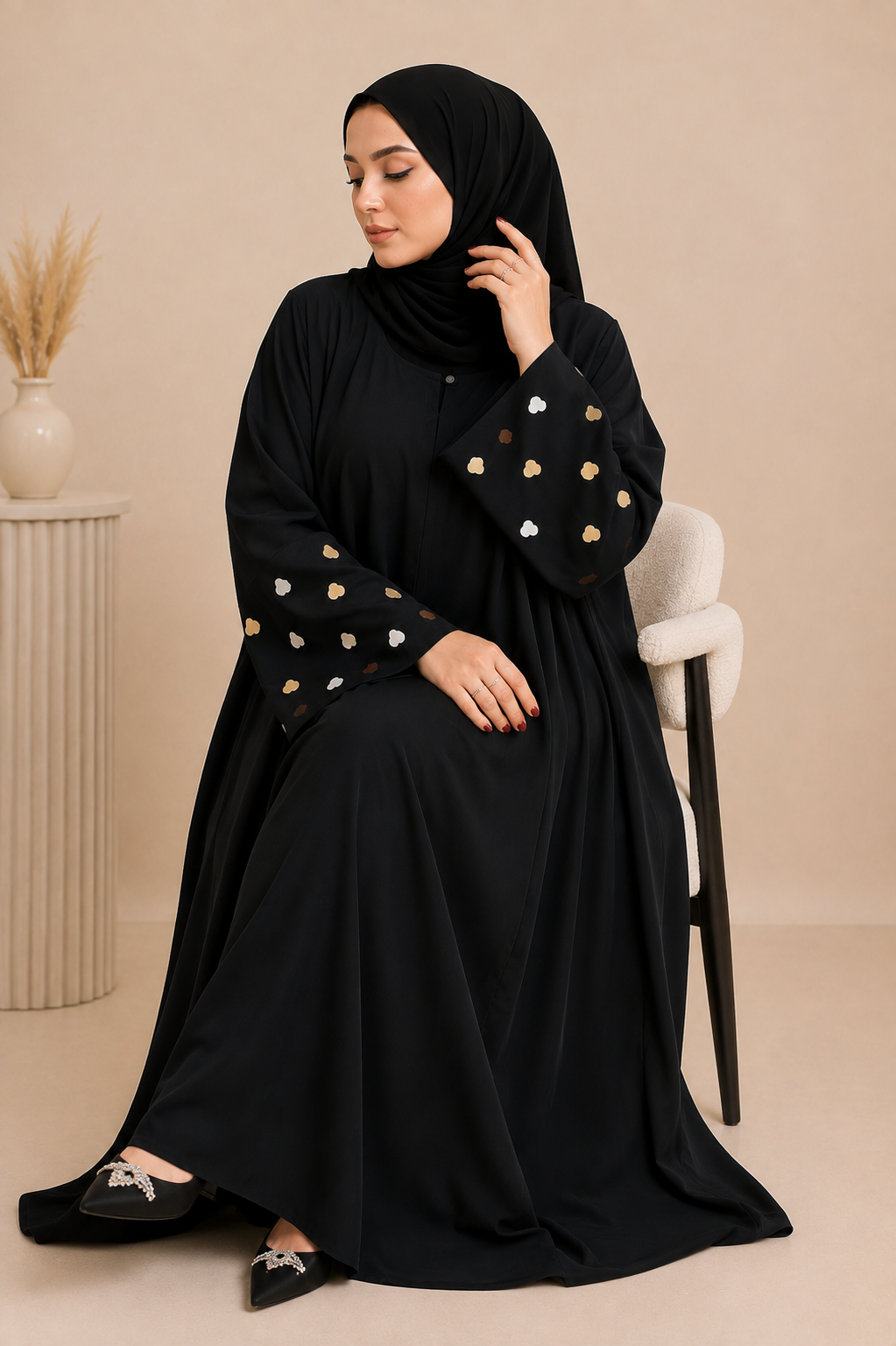 ROOHA EMBROIDERY ABAYA | S-11