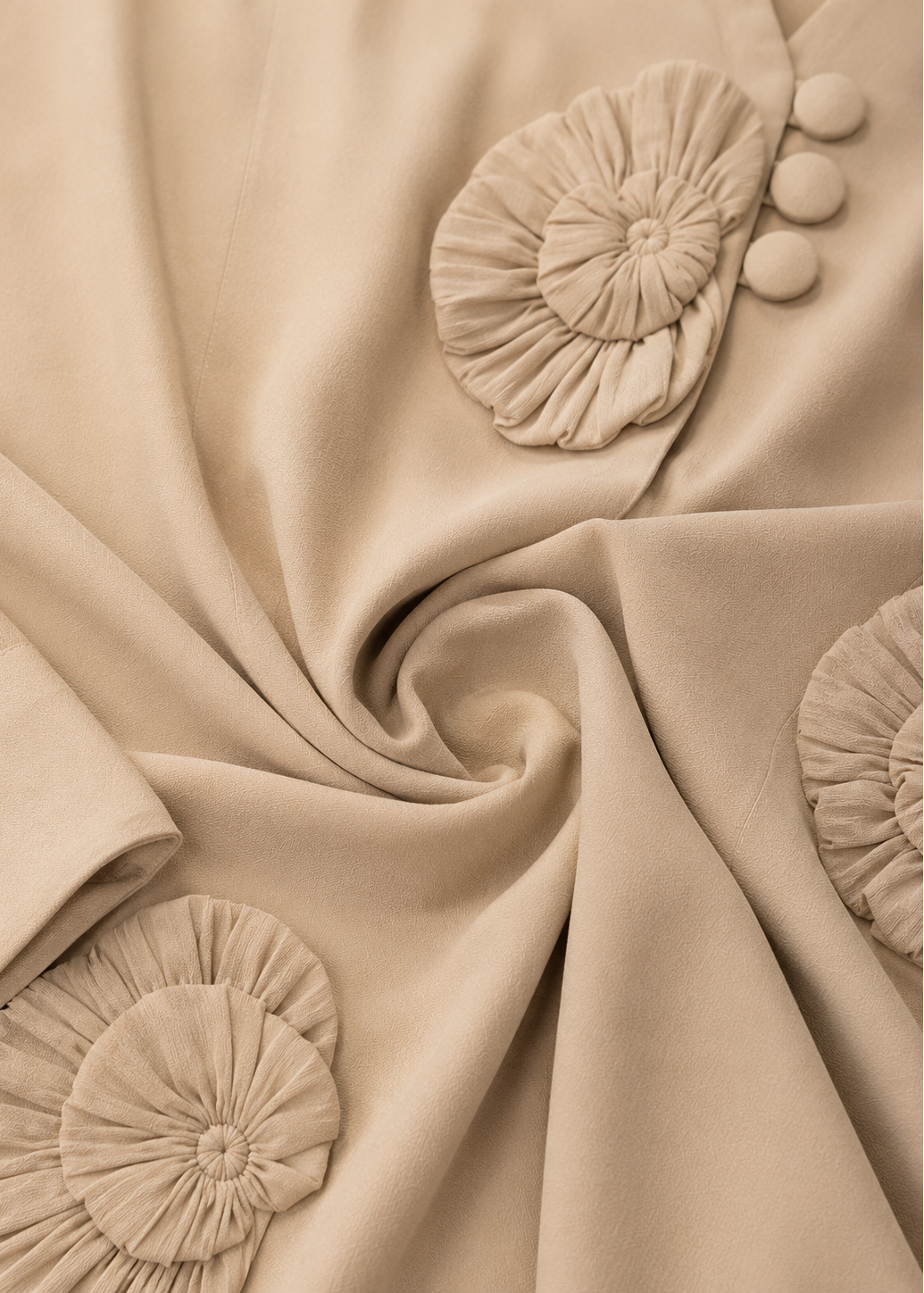 IFLAH FRONT OPEN ABAYA | NUDE