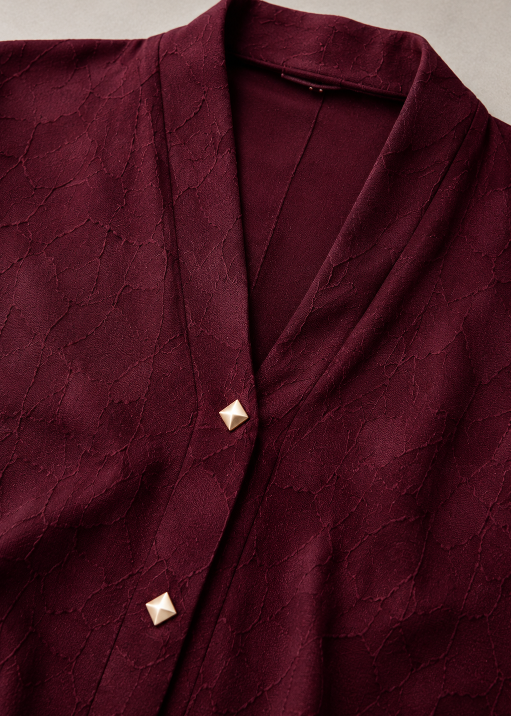 SAMRAH FRONT OPEN ABAYA | MAROON