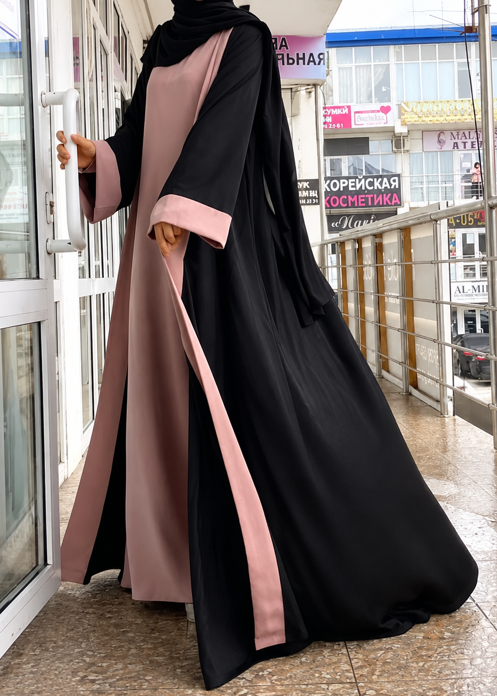 SHRUG ABAYA | PEACH