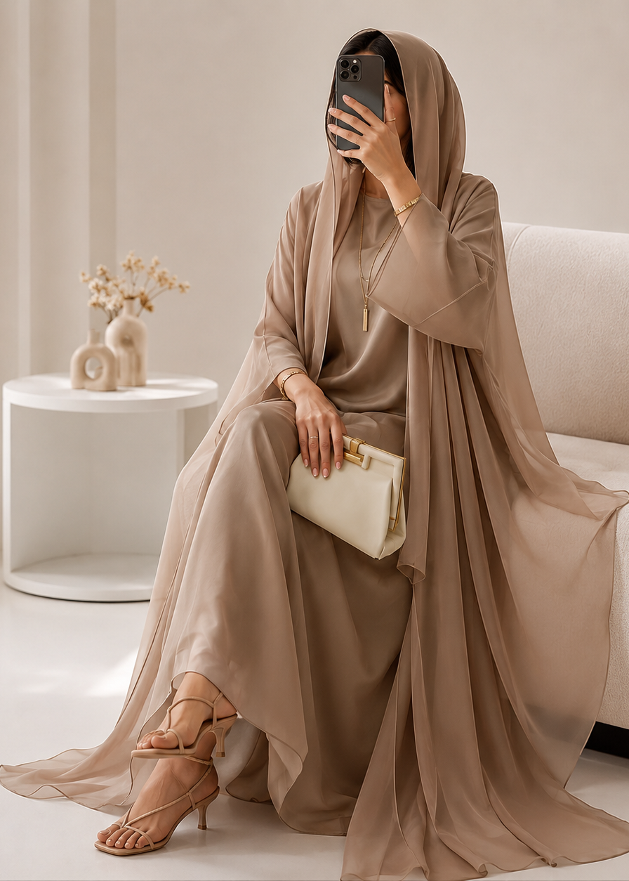 EZZAH DS ABAYA | NUDE