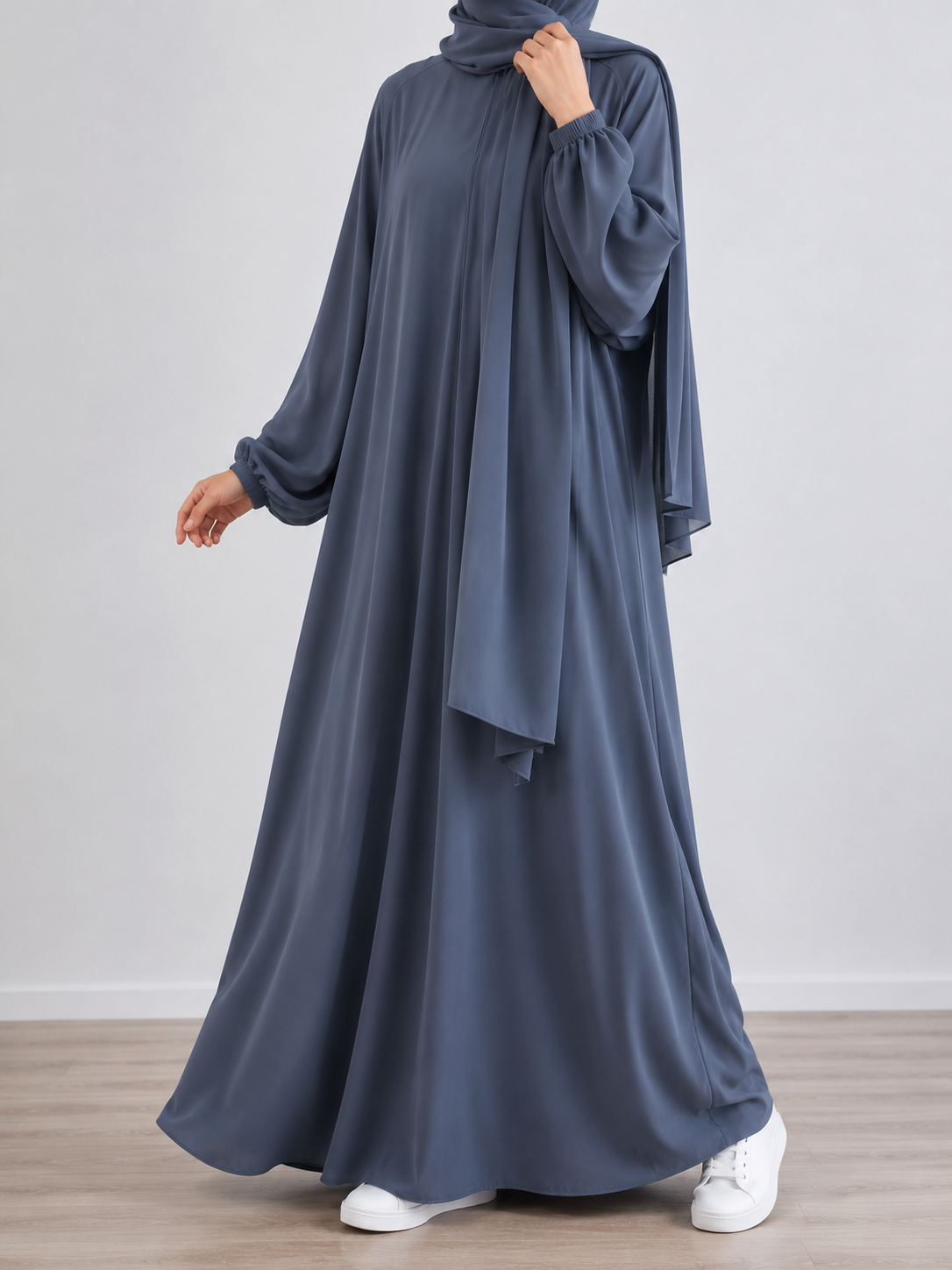 MEHREEN KAFTAN ABAYA | GRAY