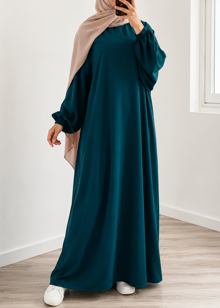 MEHREEN KAFTAN ABAYA | TEAL