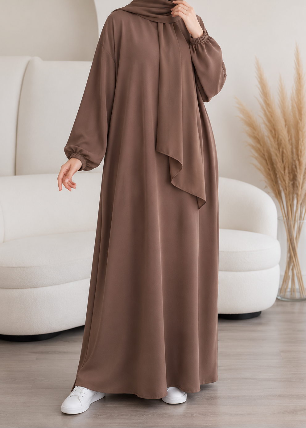 MEHREEN KAFTAN ABAYA | COLLER BROWN