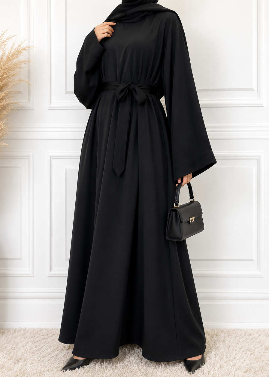 10-IN DAILYWEAR ABAYA | BLACK
