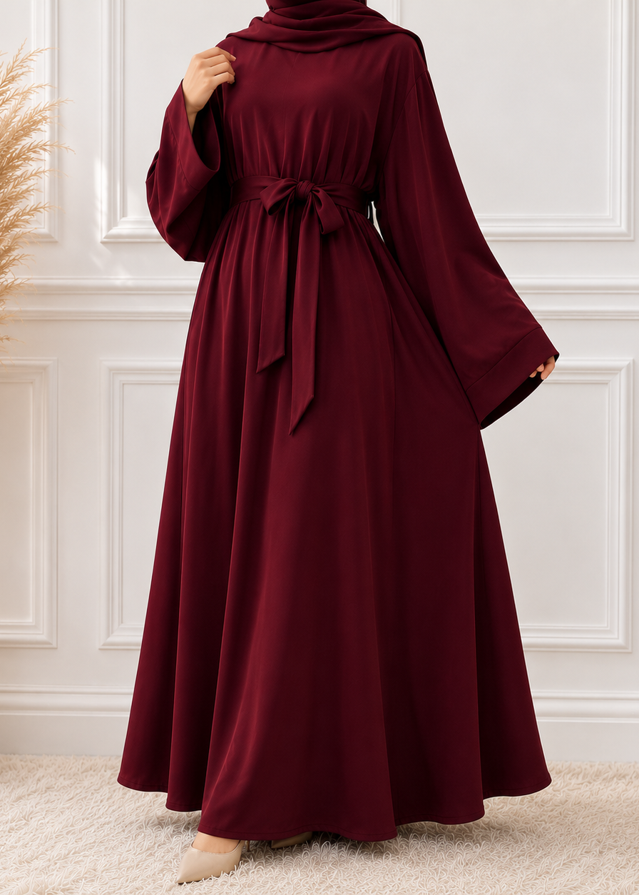 10-IN DAILYWEAR ABAYA | MAROON