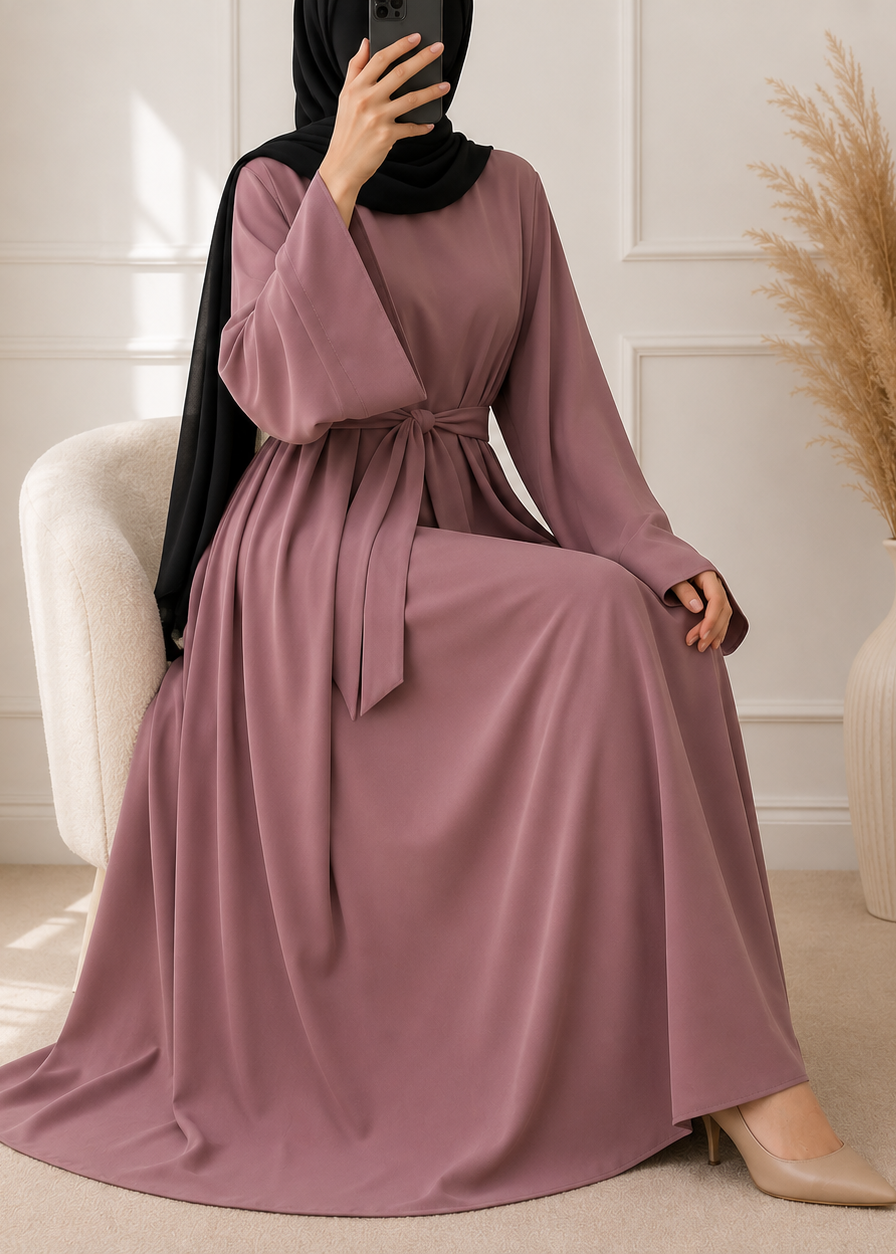 10-IN DAILYWEAR ABAYA | PINK