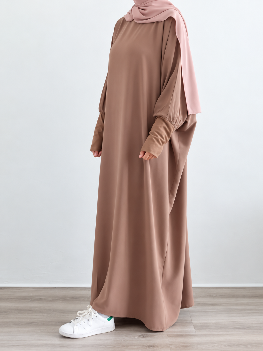 1071 FITTING SLEEVE ABAYA | DUKE NUDE