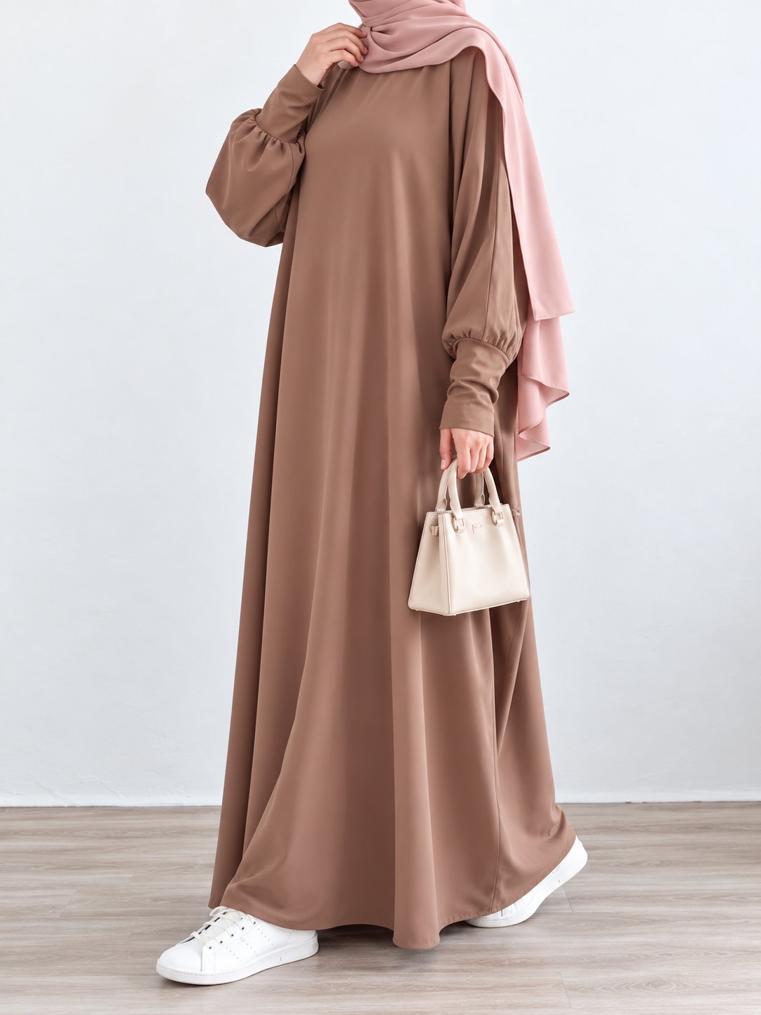 1071 FITTING SLEEVE ABAYA | DUKE NUDE