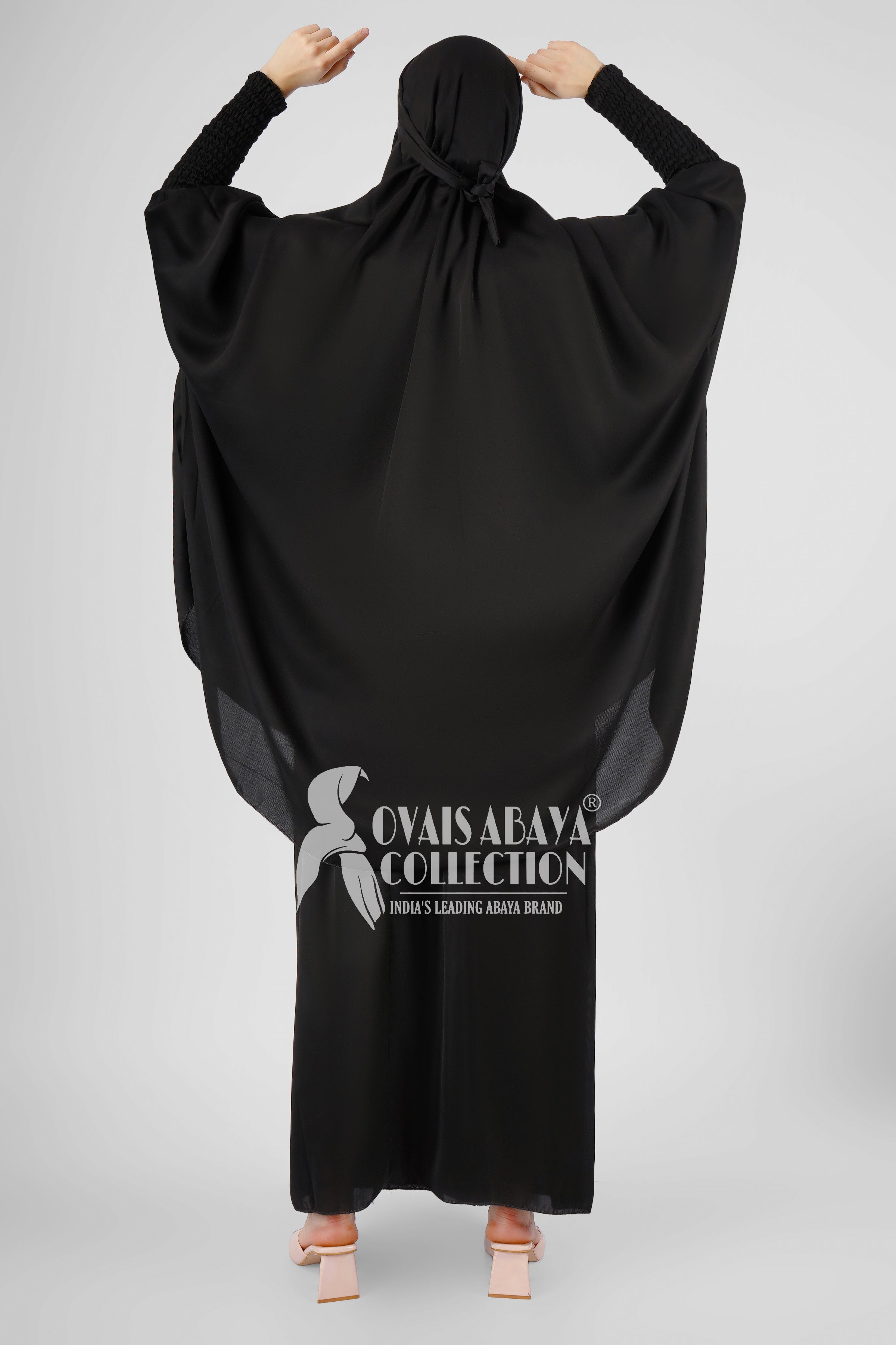 2 Piece Jilbab with Skirt Best of Daily Wear - ( BLACK )