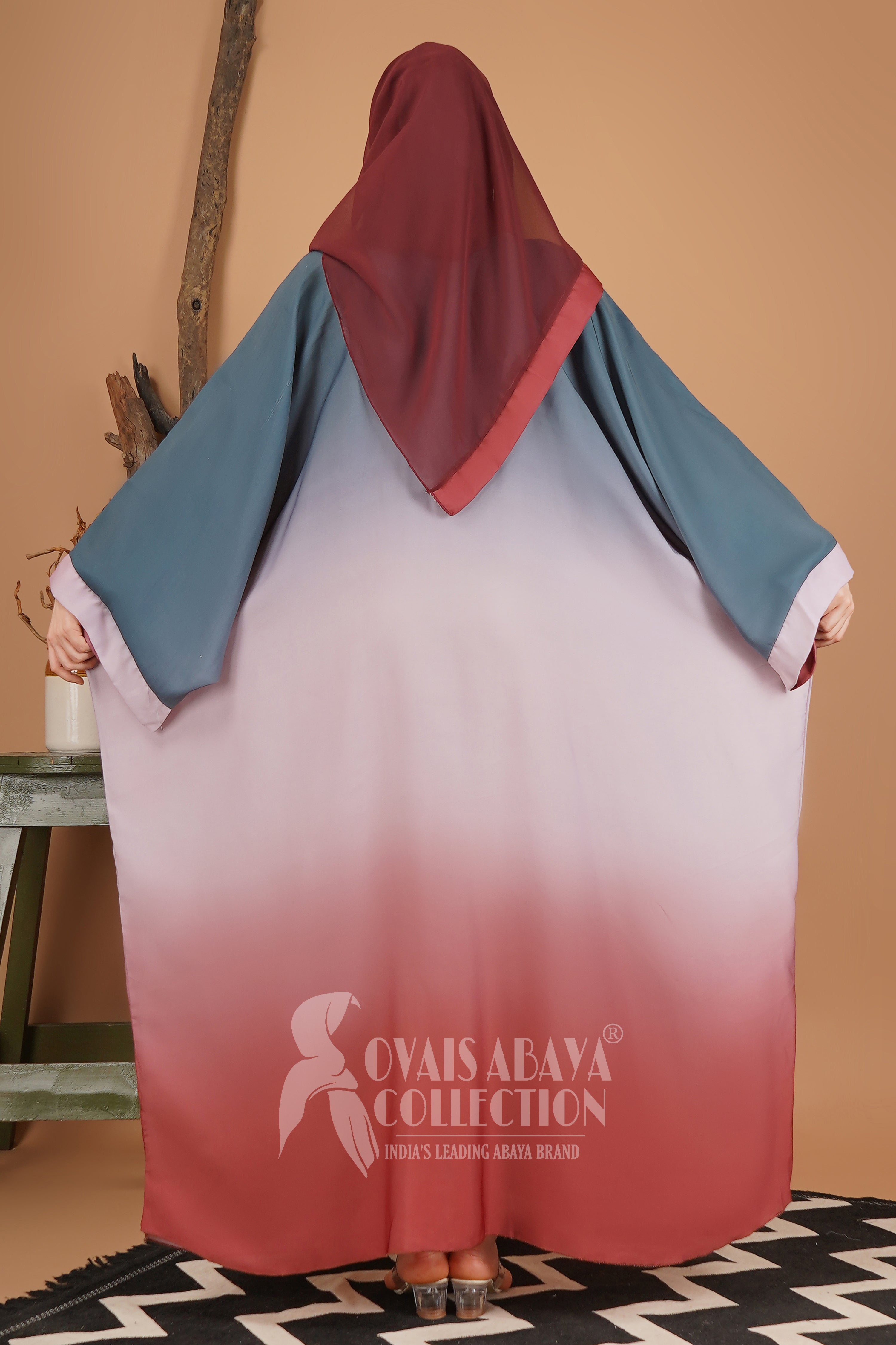 AIZA SHADED KAFTAN ABAYA | SHADE-04