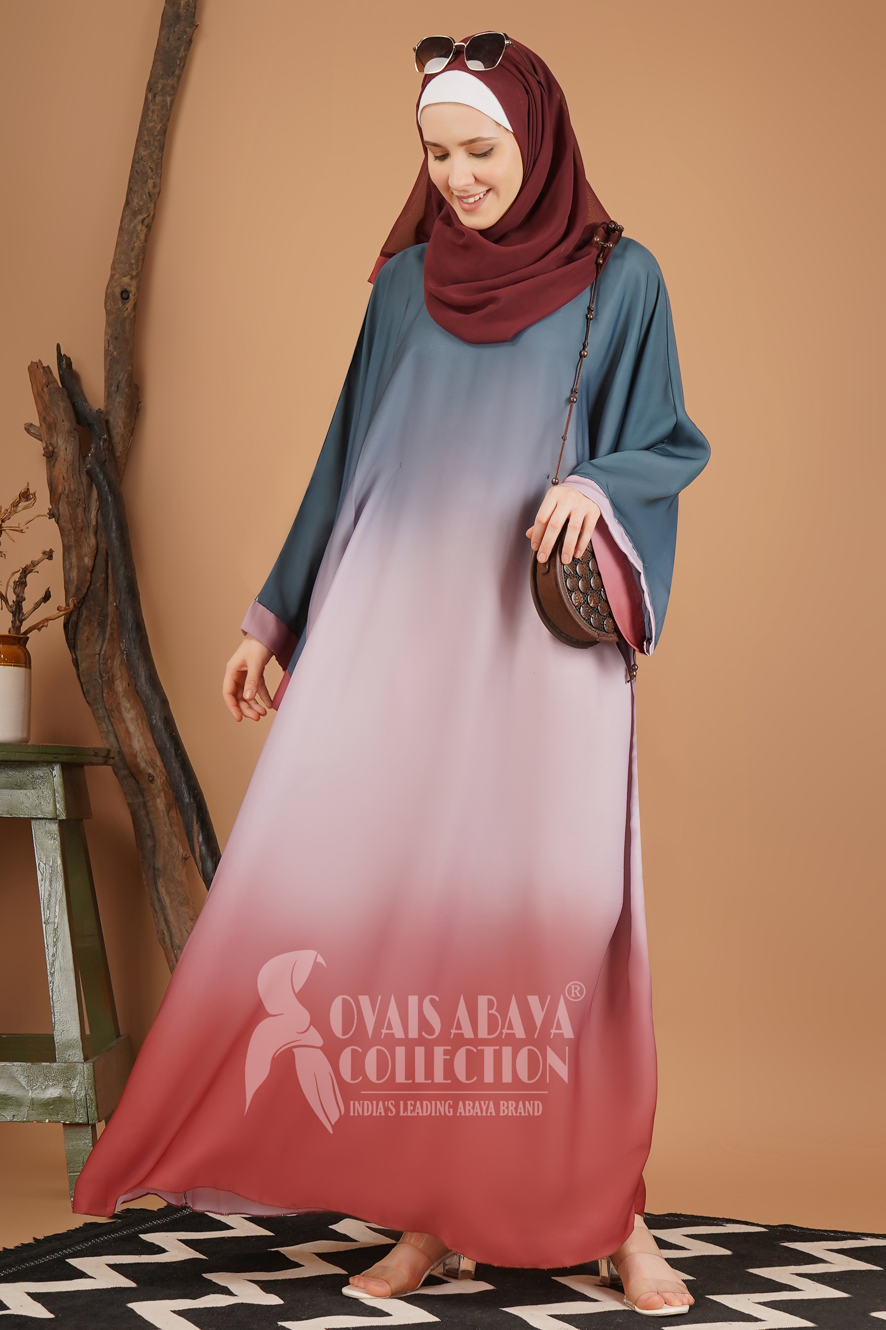 AIZA SHADED KAFTAN ABAYA | SHADE-04