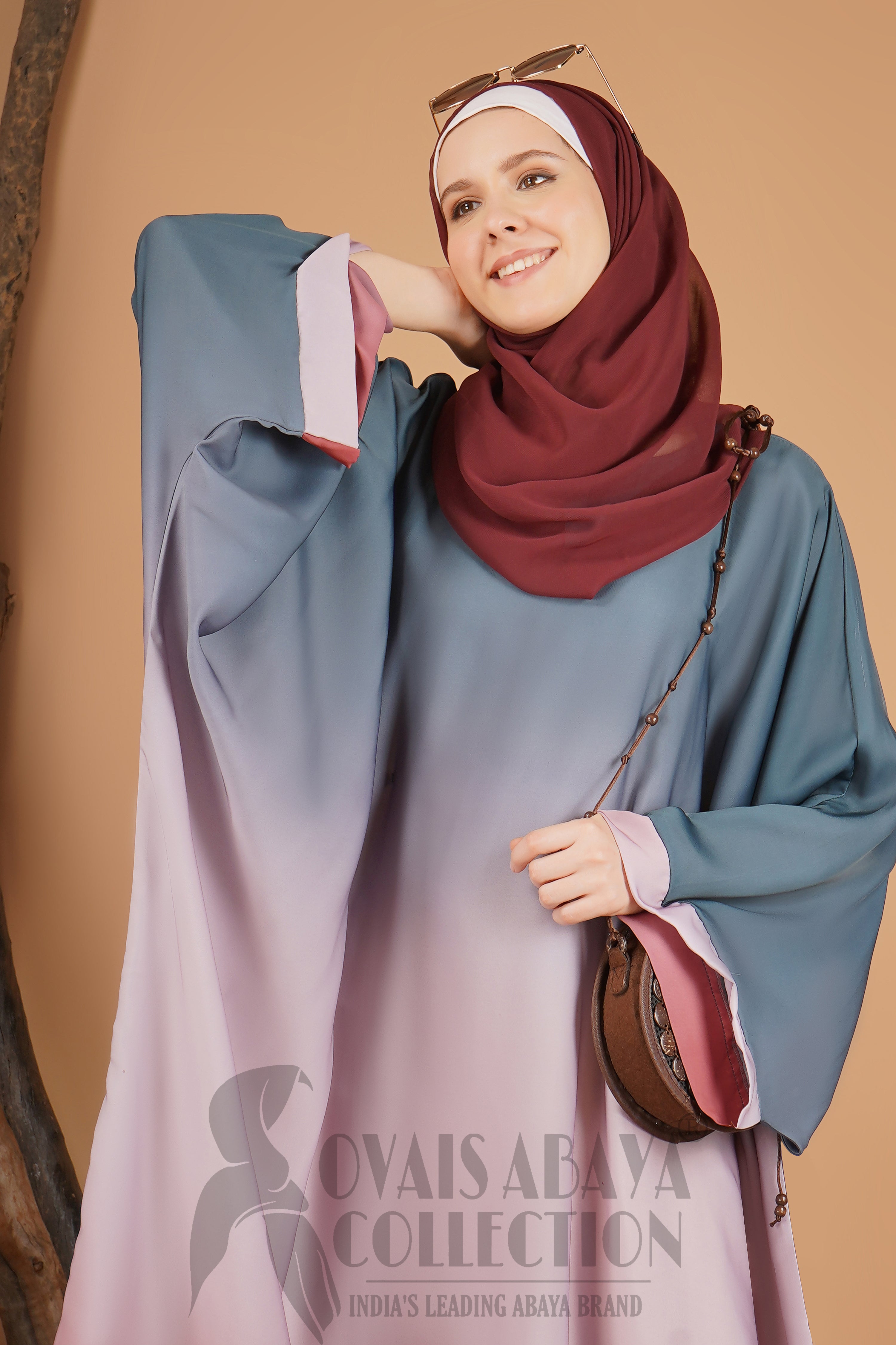 AIZA SHADED KAFTAN ABAYA | SHADE-04