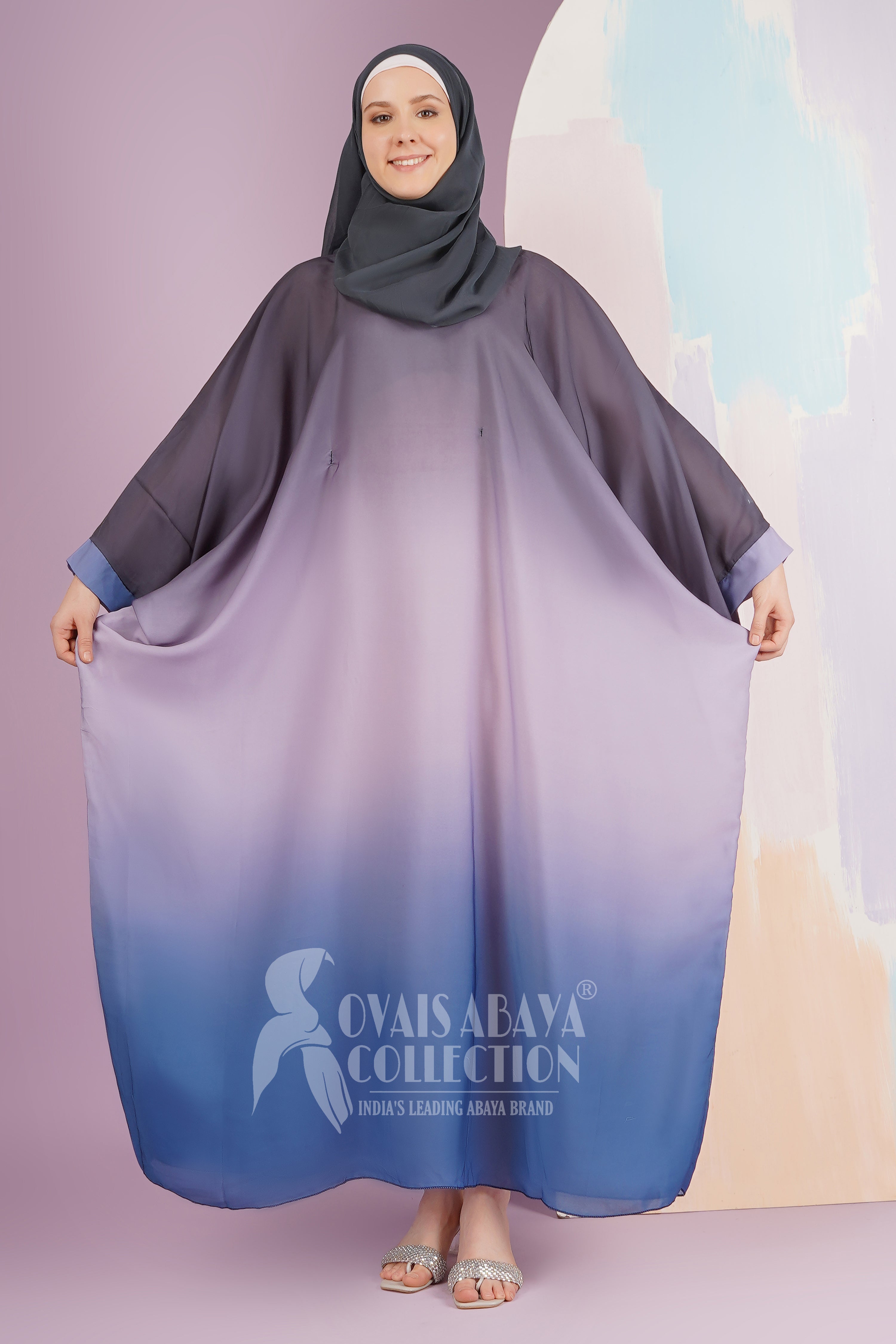 AIZA SHADED KAFTAN ABAYA | SHADE-01