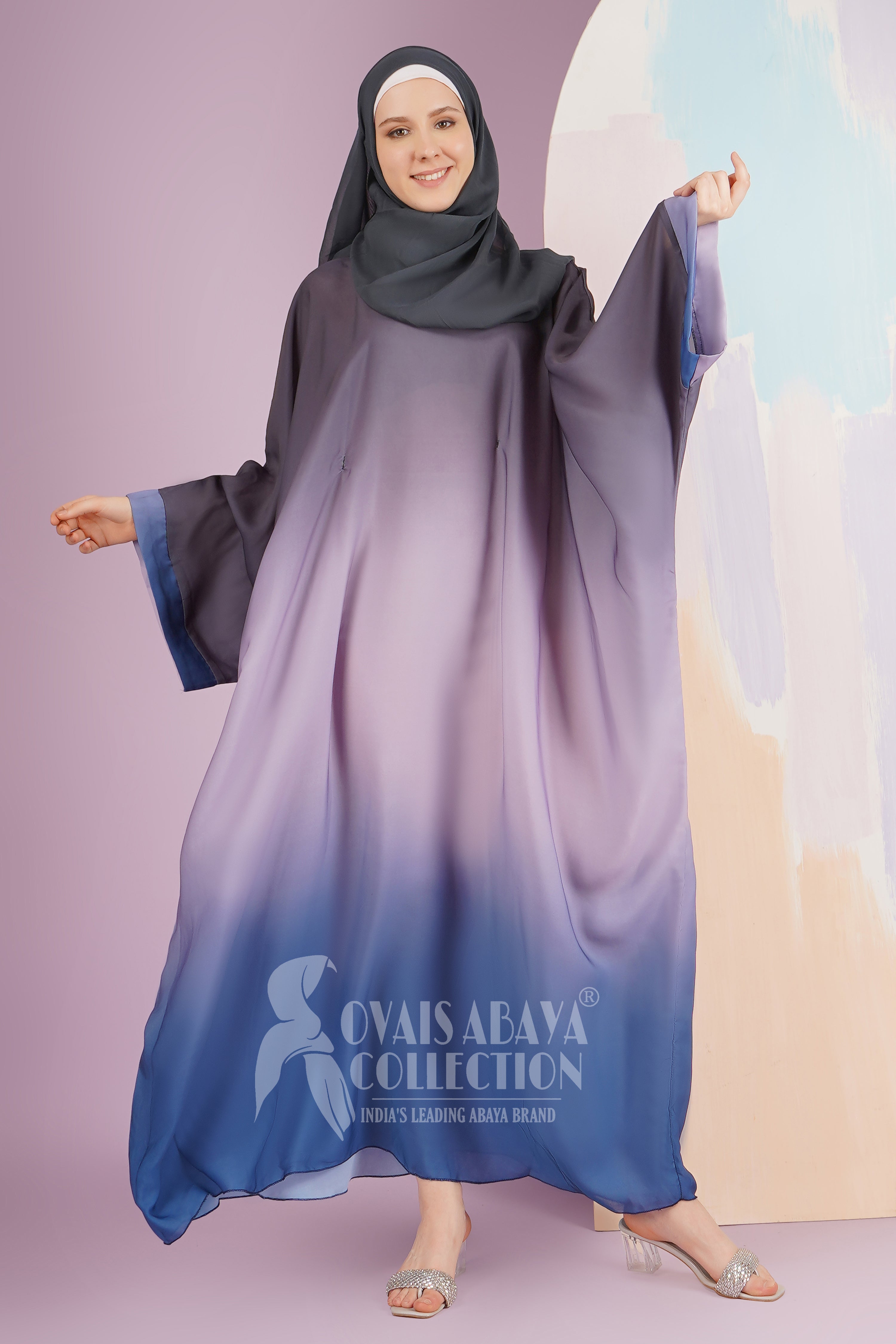AIZA SHADED KAFTAN ABAYA | SHADE-01
