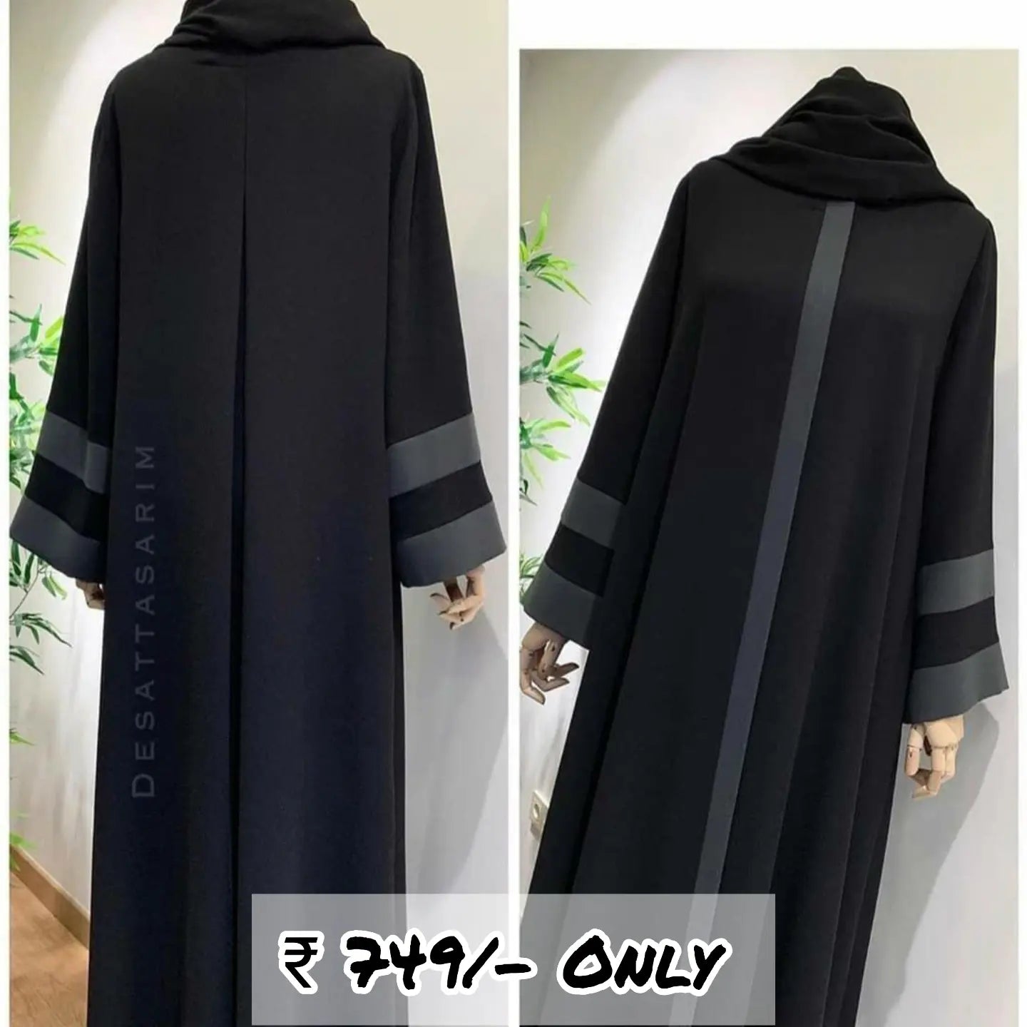 SANA FRONT OPEN ABAYA