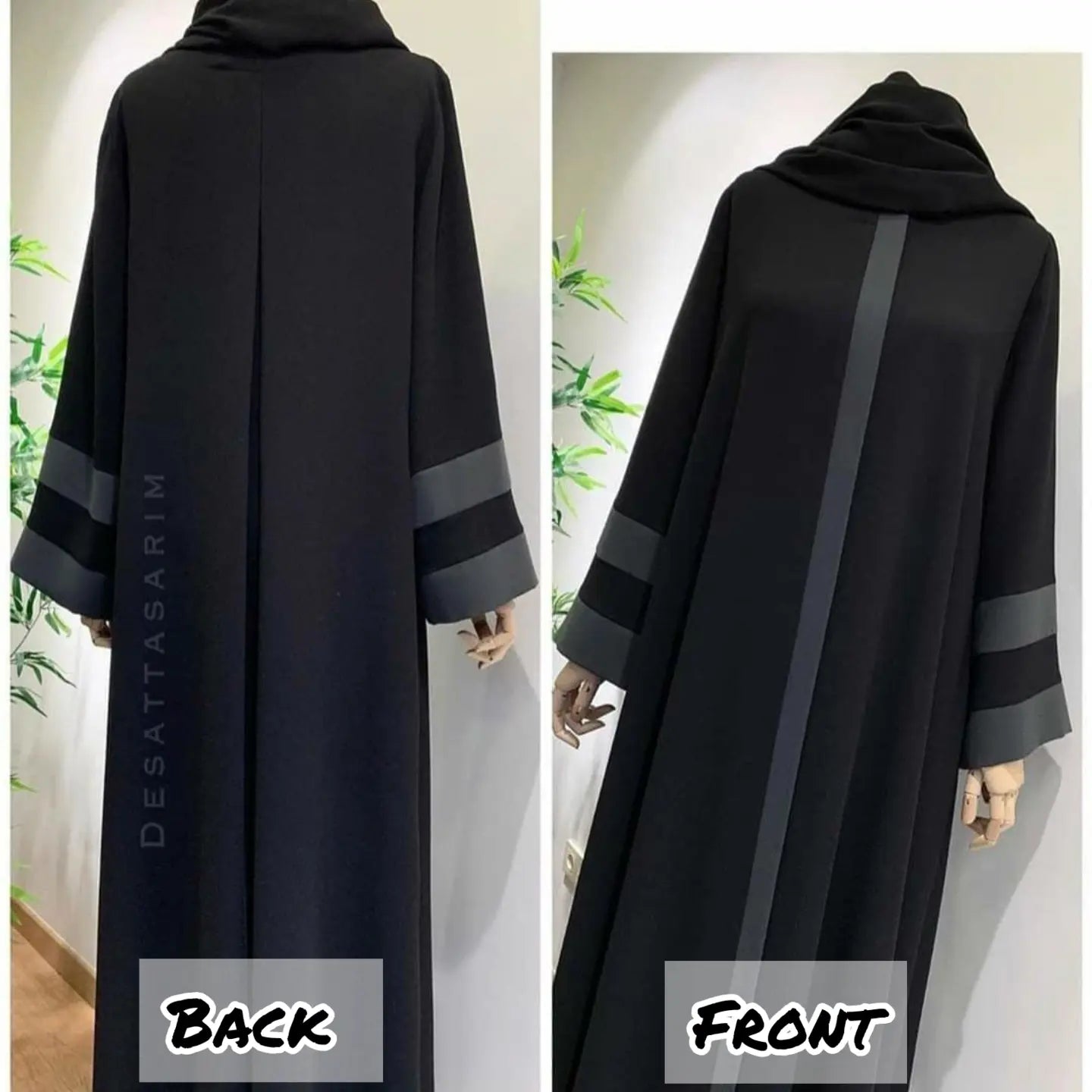 SANA FRONT OPEN ABAYA