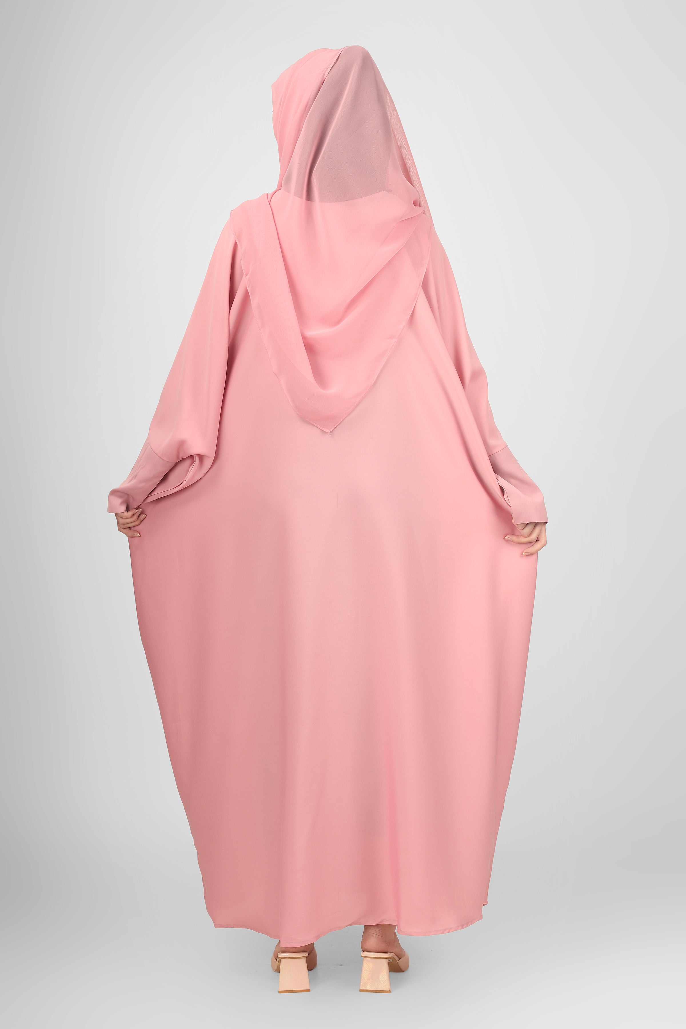 870 FITTING SLEEVE ABAYA | PINK