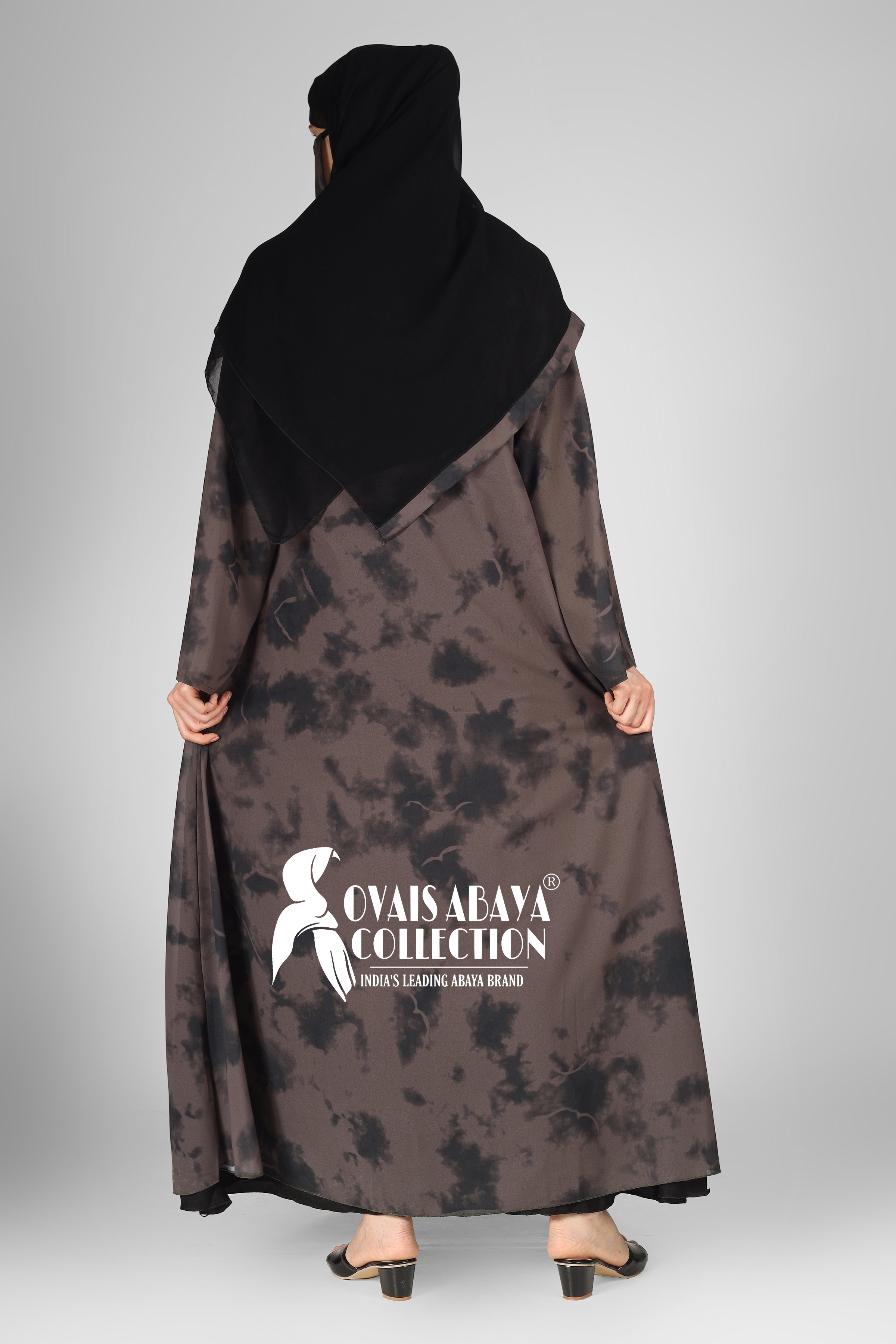 TAI DIE DOUBLE SHRUG ABAYA | BROWN