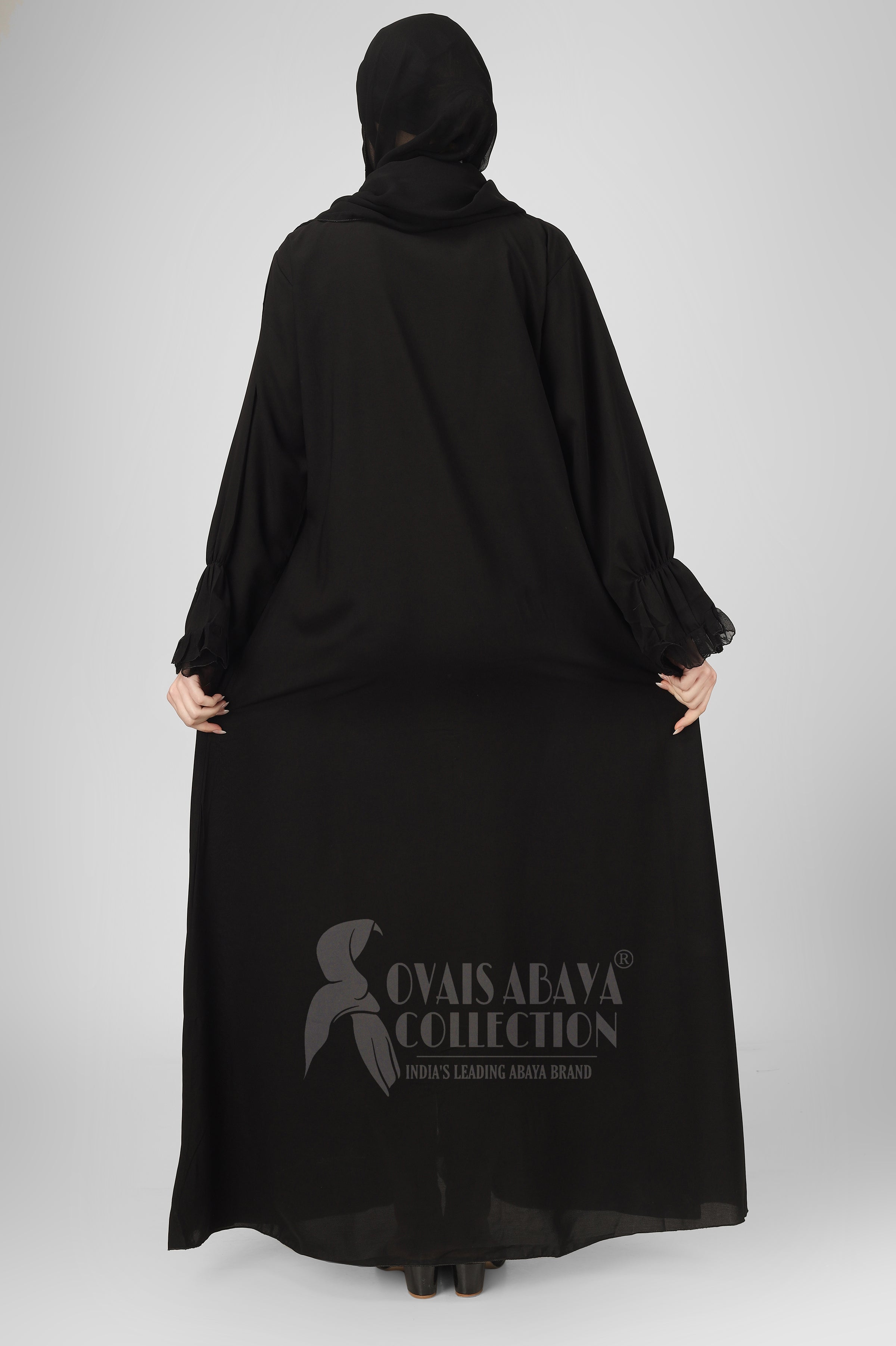 FRILL PATTI ABAYA ( 3456 FOFB )