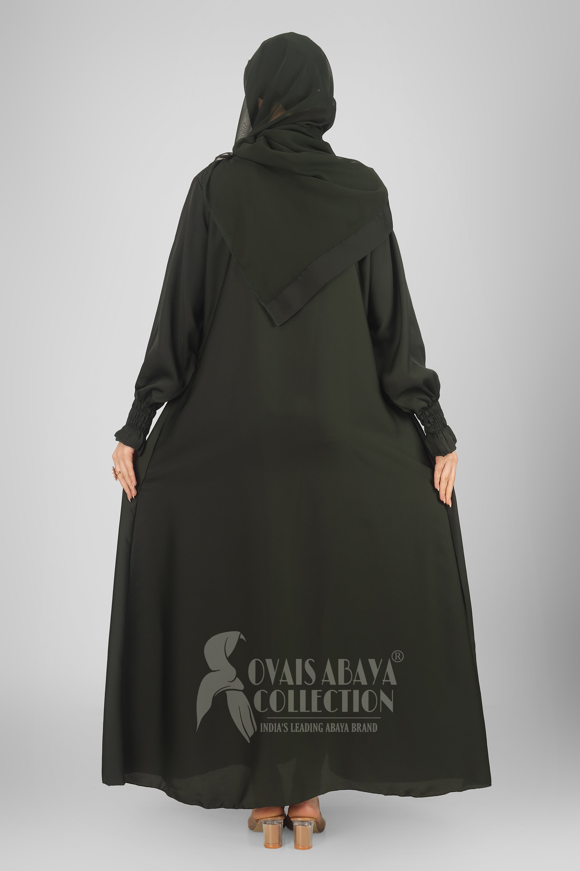 ZOYA PINTEX ABAYA | OLIVE