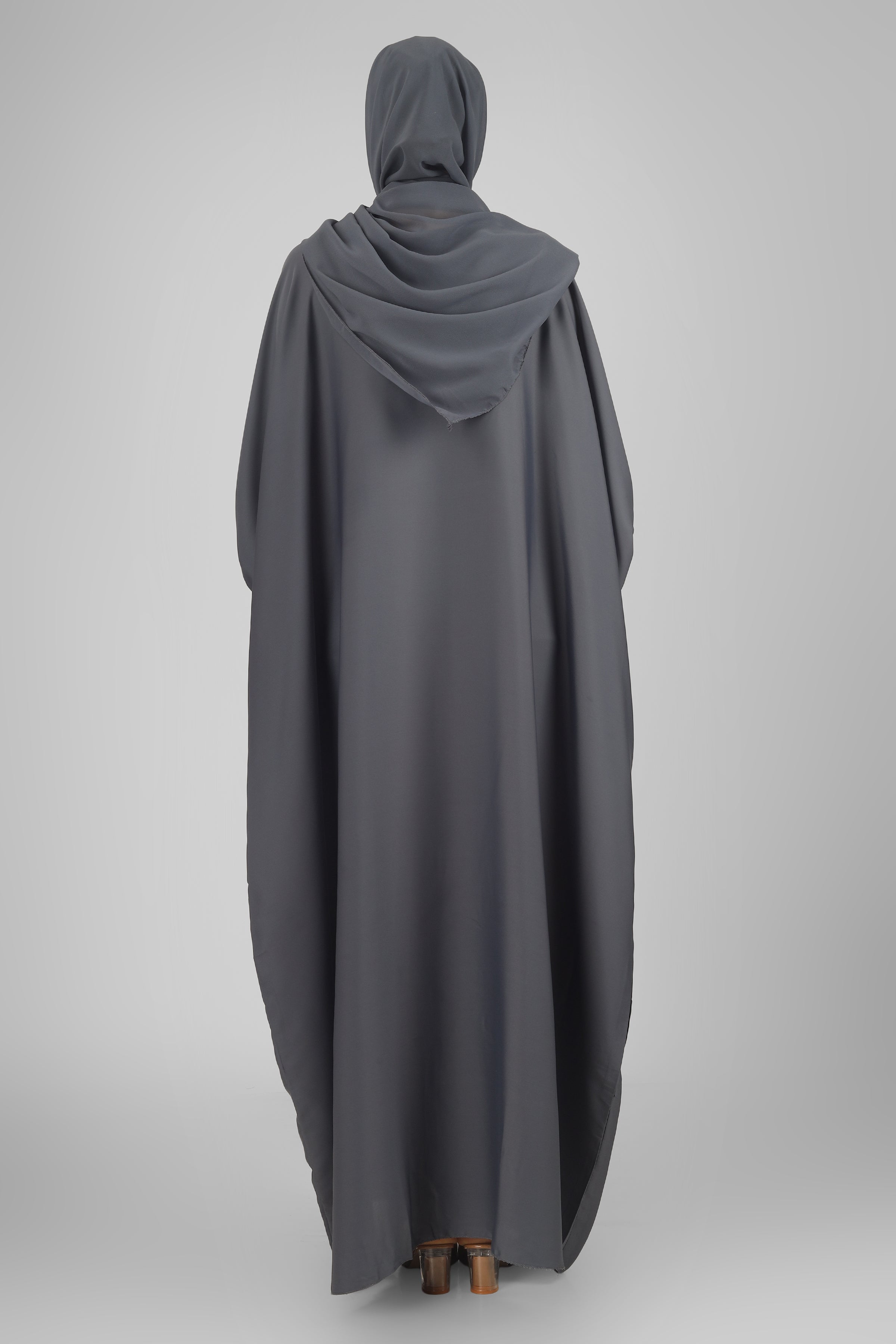 1071 FITTING SLEEVE ABAYA | GRAY
