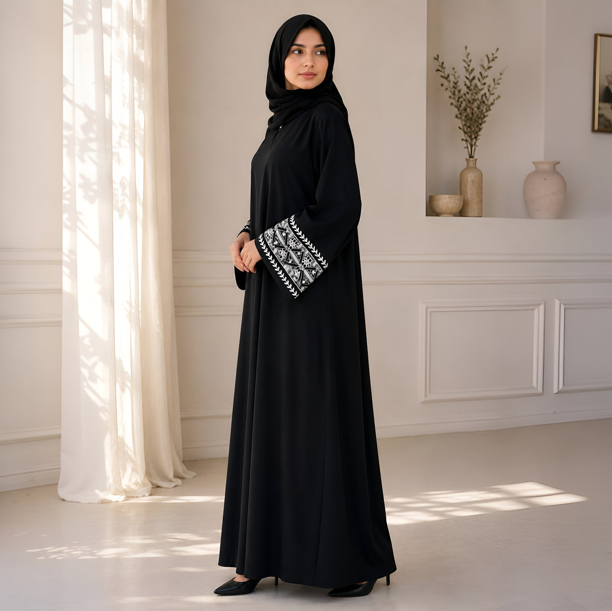 ROOHA EMBROIDERY ABAYA | S-1
