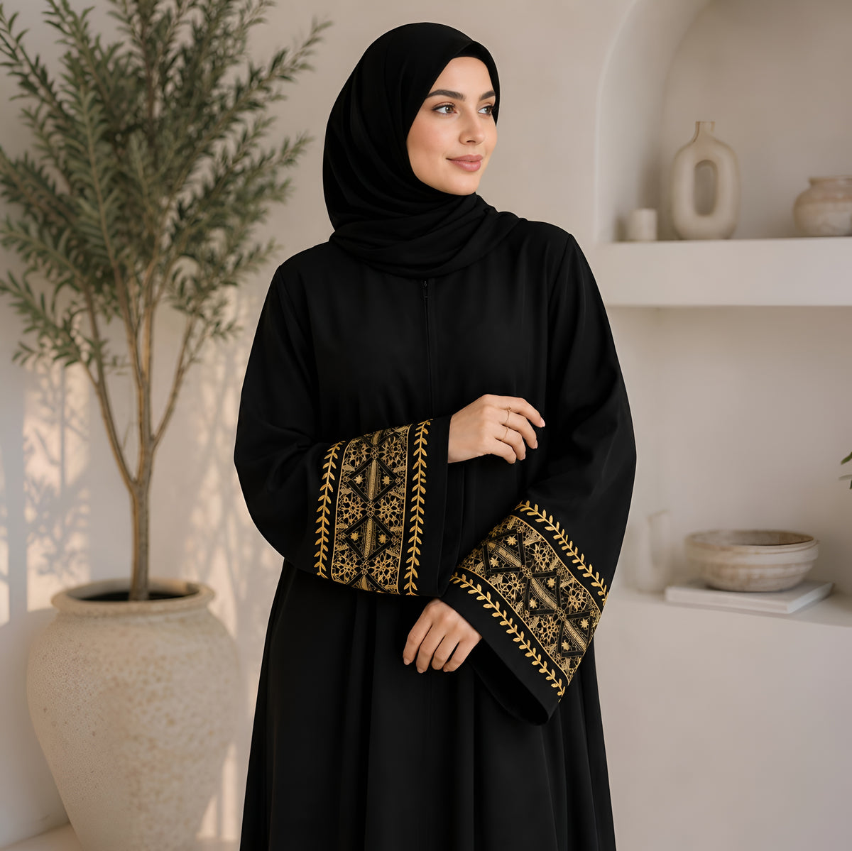 ROOHA EMBROIDERY ABAYA | S-2