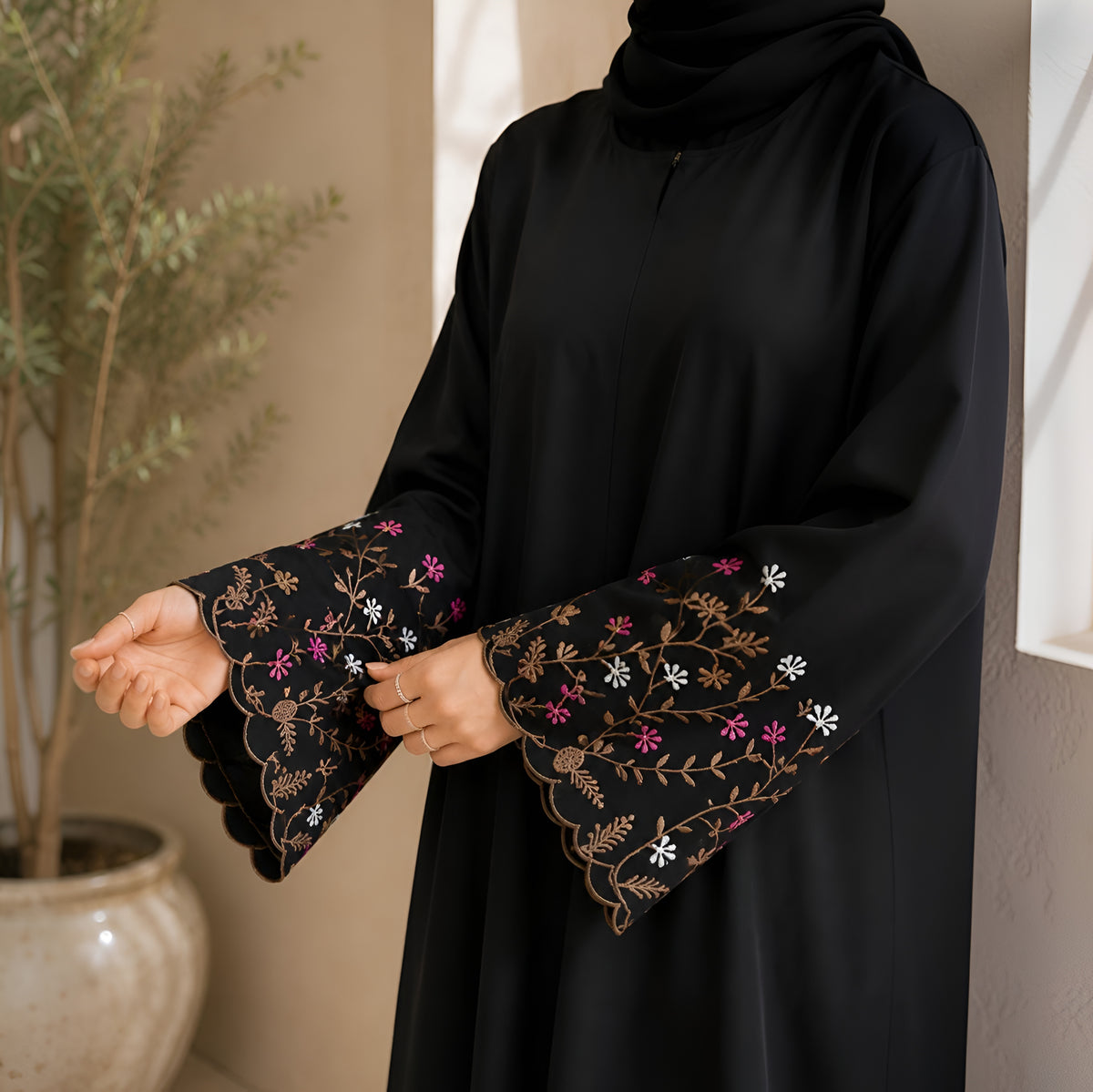 ROOHA EMBROIDERY ABAYA | S-3