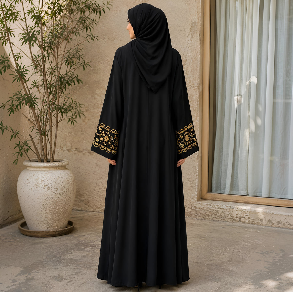 ROOHA EMBROIDERY ABAYA | S-10