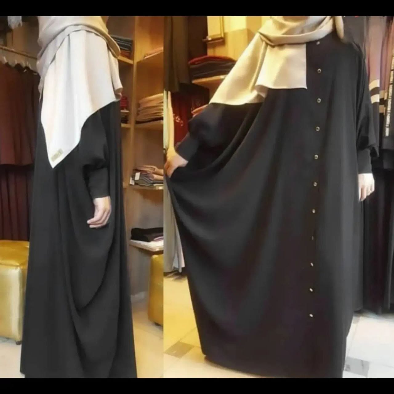 MISBHA KAFTAN ABAYA | BLACK