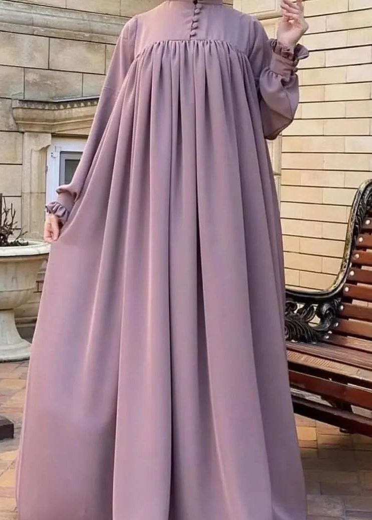 SPECIAL LILIK PINK PLATES ABAYA
