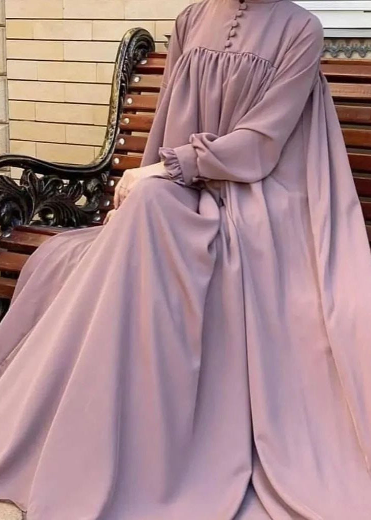 SPECIAL LILIK PINK PLATES ABAYA