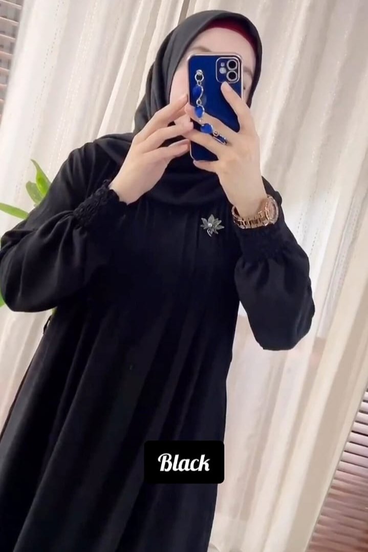 ZOYA PINTEX ABAYA | BLACK