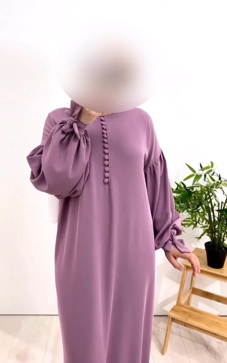 TASMIYA CUFFED SLEEVES ABAYA