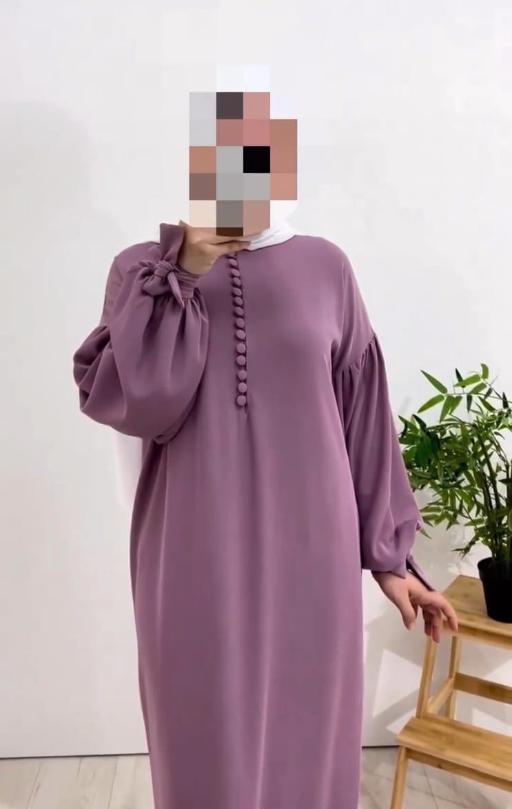 TASMIYA CUFFED SLEEVES ABAYA