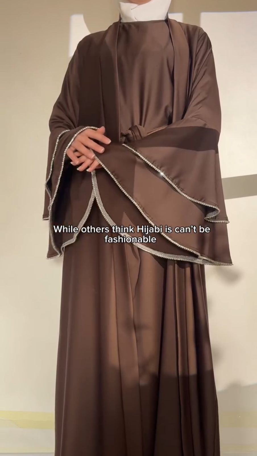 AL-NUHA DOUBLE SHRUG ABAYA | COPPER